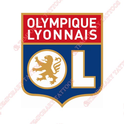 Olympique Lyonnais Customize Temporary Tattoos Stickers NO.8423